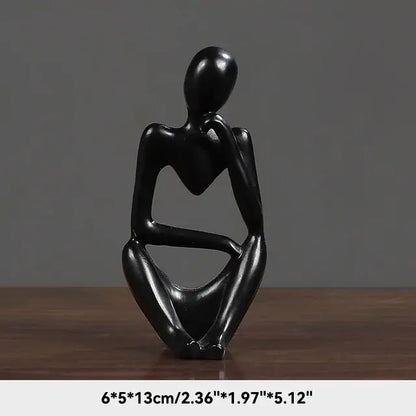 The Thinker Abstract Figurine