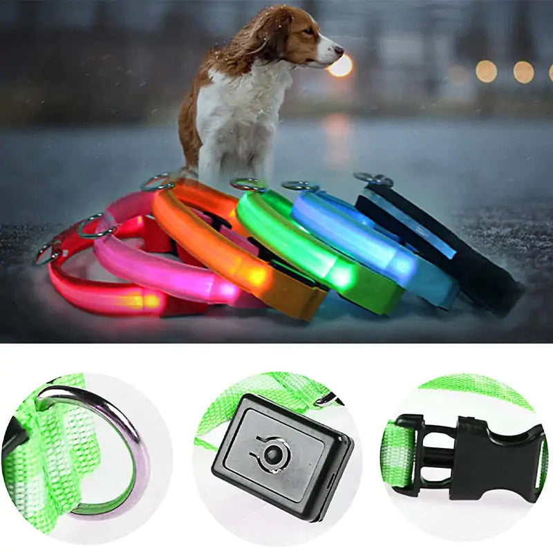 LED Adjustable Pet Collar