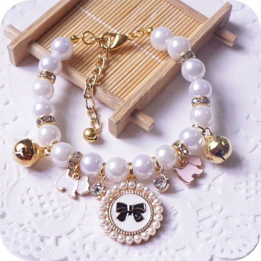 Princess Pearl Pet Necklace for Small Animals